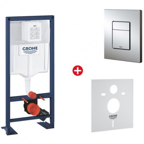 Rezervore incastrate - Grohe Rapid SL 5 in 1 Set rezervor incastrat GD2 si clapeta de actionare