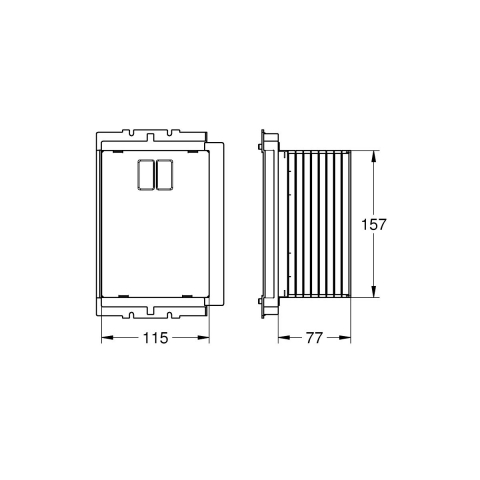 Grohe Rapid SL camin pluvial 40950000 [1]