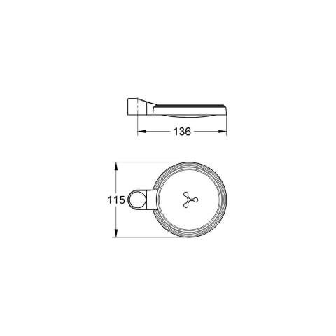 Grohe Relexa săpunieră pentru bare de duș transparent 27206000 [1]