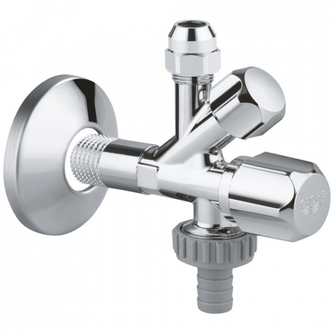 Grohe Robinet coltar 1/2" x 3/8" x 3/4", crom [1]