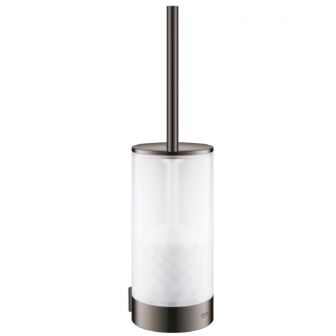 Accesorii toaleta - Grohe Selection Perie WC cu suport, antracit (hard graphite)