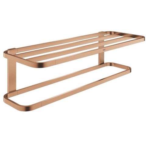 Cuiere si suporturi prosoape - Grohe Selection Raft (etajera) prosop baie, cupru mat (brushed warm sunset)