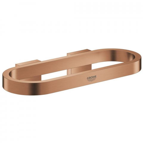 Cuiere si suporturi prosoape - Grohe Selection Suport prosop baie inel multifunctional, montaj orizontal, cupru mat (brushed warm sunset)