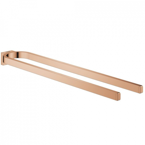 Cuiere si suporturi prosoape - Grohe Selection Suport prosop baie tip bara dubla 36 cm, cupru (warm sunset)