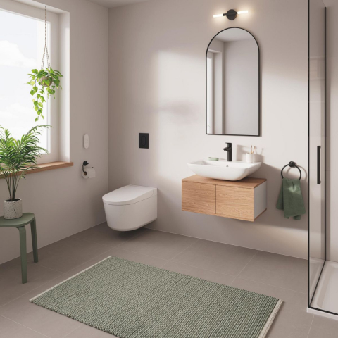 Grohe Sensia toaletă cu spălare agăţat fără margine alb 36507SH0 [4]