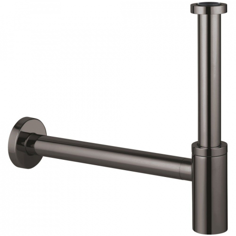 Sifoane si ventile lavoar - Grohe Sifon estetic lavoar, ornament glisant, antracit (hard graphite)