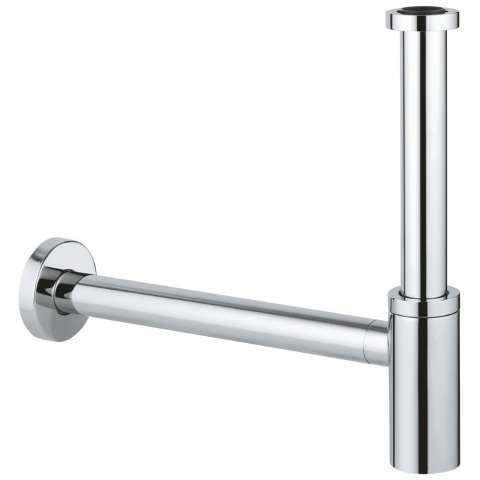 Sifoane si ventile lavoar - Grohe Sifon estetic lavoar, ornament glisant, crom