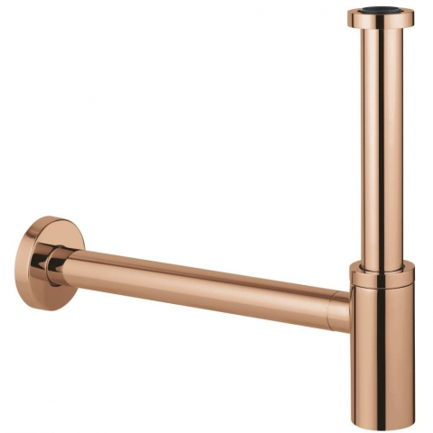 Sifoane si ventile lavoar - Grohe Sifon estetic lavoar, ornament glisant, cupru (warm sunset)