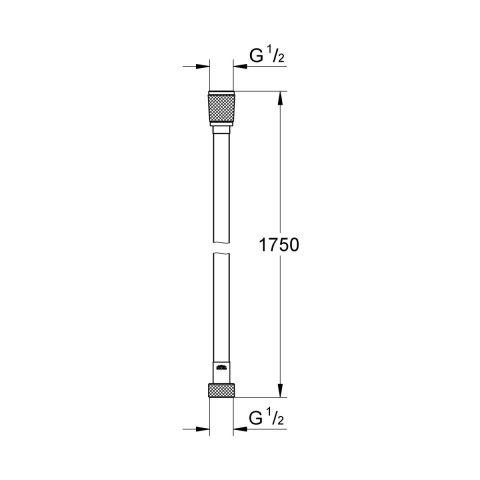 Grohe Silverflex furtun de duș 175 cm Cool Sunrise 28388GL0 [1]