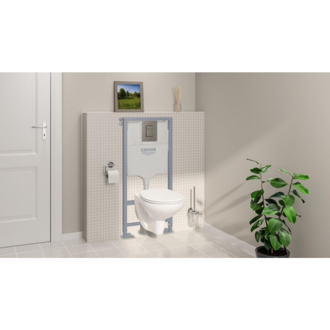 Grohe Solido cadru încastrat cu buton și sigiliu pentru vas wc suspendat 39930000 [3]