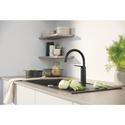 Grohe Start baterie bucătărie pe picior negru 304692430 [2]