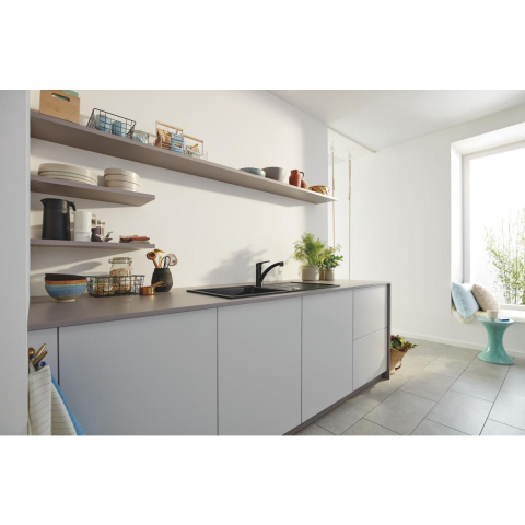 Grohe Start baterie bucătărie pe picior negru 305302432 [4]