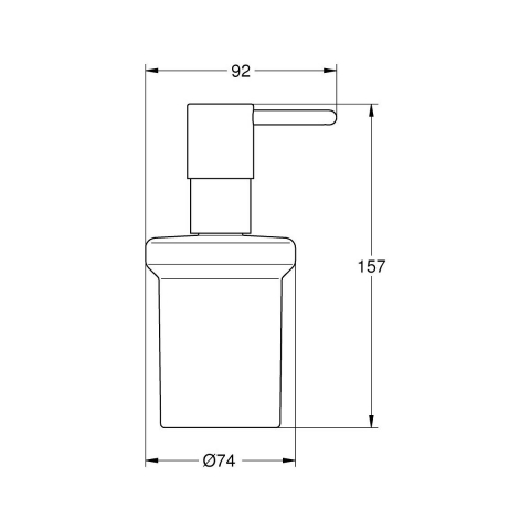 Grohe Start dozator săpun 160 ml negru 411882430 [1]