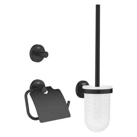 Accesorii lavoar - Grohe Start set de accesorii 3 în 1 negru 412042430