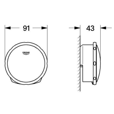 Grohe Talentofill Set final pentru sifon cada cu alimentare prin preaplin, cupru mat (brushed warm sunset) [3]