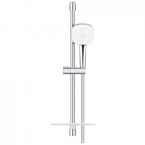 Grohe Tempesta Cube 110 Set dus cu bara 60 cm si savoniera 2 jeturi, crom [2]