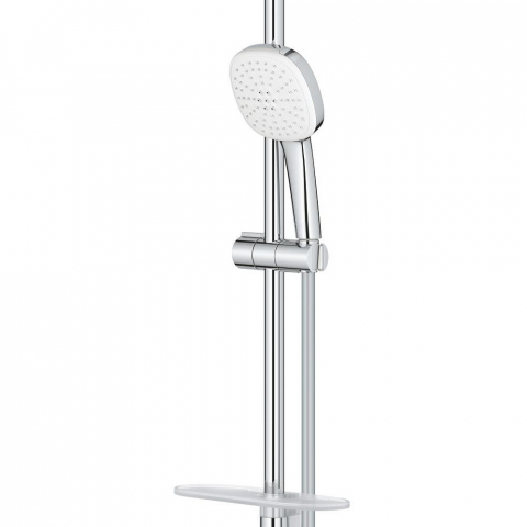 Sisteme de dus - Grohe Tempesta Cube 110 Set dus cu bara 60 cm si savoniera 2 jeturi, crom
