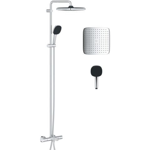 Sisteme de dus - Grohe Vitalio Comfort set cadă și duș perete cu termostat da StarLight Chrome 26984001