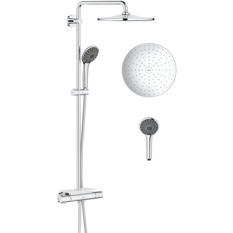 Sisteme de dus - Grohe Vitalio Joy set de duș perete cu termostat da StarLight Chrome 26401001