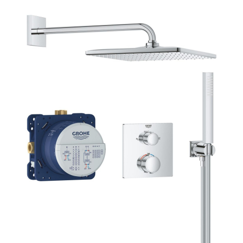 Sisteme de dus - Grohe Vitalio Start set de duș ascuns cu termostat da crom 34881000