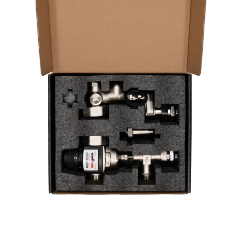 Grup amestec 1″ cu vana termostatica 20-55 C, fara pompa, 1 tol, Hoffman Underfloor Heating [4]