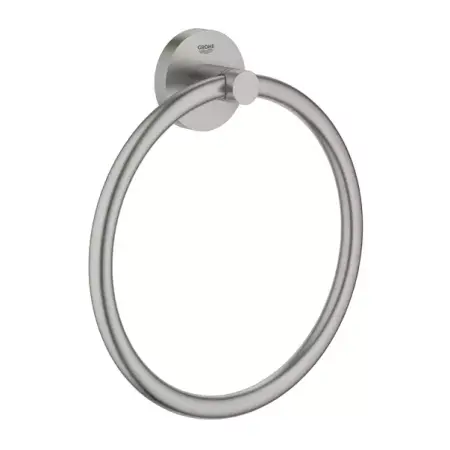 Cuiere si suporturi prosoape - Inel portprosop Grohe Essentials crom periat Supersteel