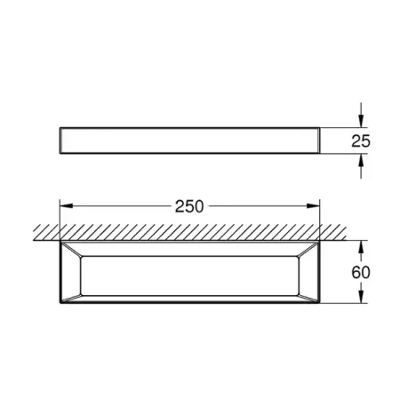 Inel portprosop Grohe Essentials Cube crom lucios [2]