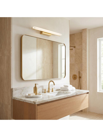 Aplica perete LED 40cm Toolight APP1848-1W auriu 400x75x50mm [4]