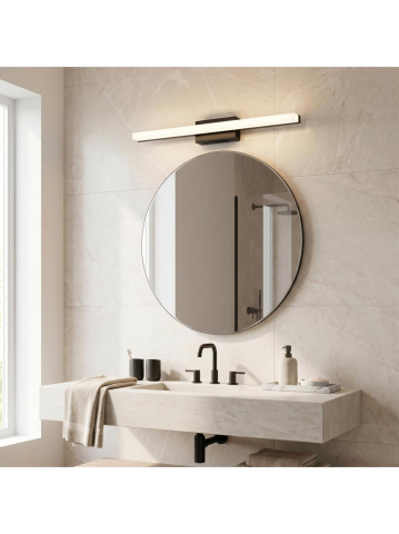 Aplica de perete LED 60cm Toolight APP1855-1W negru mat 600x75x50mm [6]