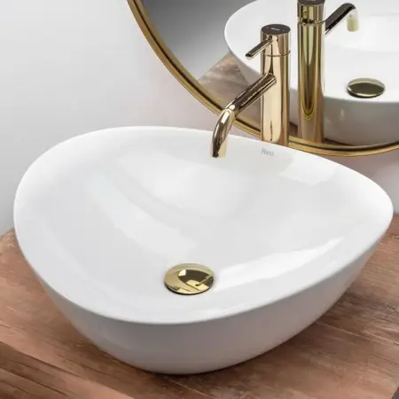 Lavoar alb pe blat Rea Andrea 47 cm [1]