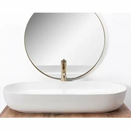 Lavoar alb pe blat Rea Cleo Biala 81 cm [3]