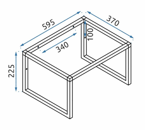 lavoar Baie din conglomerat GOYA 60cm + Cadru [5]