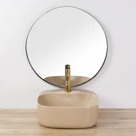 Lavoar bej mat pe blat Rea Luiza 42 cm [1]