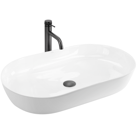 Lavoare - Lavoar ceramic pentru blat CLEO 71 alb - REA