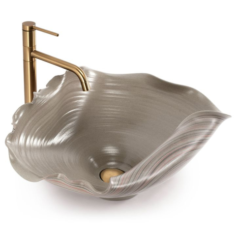 Lavoar ceramic pentru blat REA HM-17 Handmade ART [2]