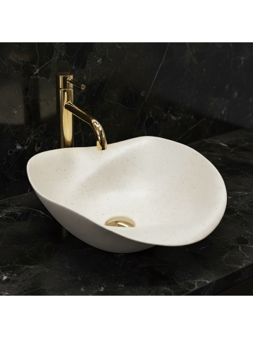 Lavoar ceramic pentru blat REA HM-34B Handmade ART [6]