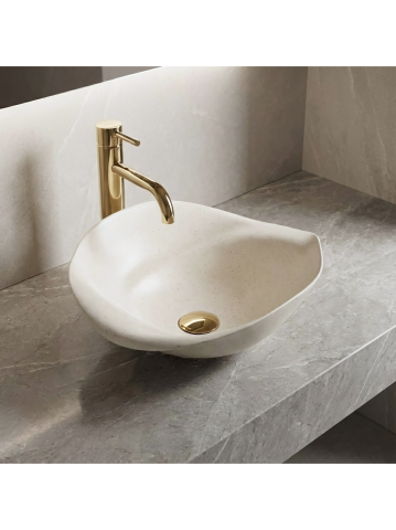 Lavoar ceramic pentru blat REA HM-34B Handmade ART [3]