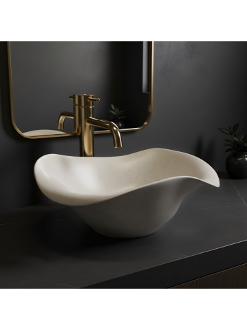 Lavoar ceramic pentru blat REA HM-35B Handmade ART [5]