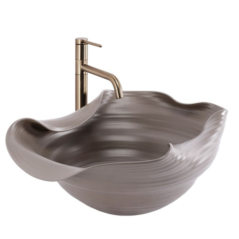 Lavoar ceramic pentru blat REA HM-66TB Handmade ART [3]