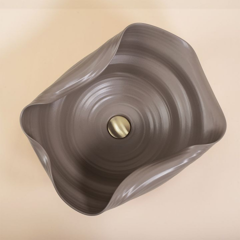 Lavoar ceramic pentru blat REA HM-66TB Handmade ART [4]