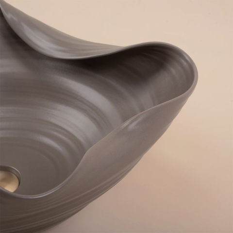 Lavoar ceramic pentru blat REA HM-66TB Handmade ART [5]