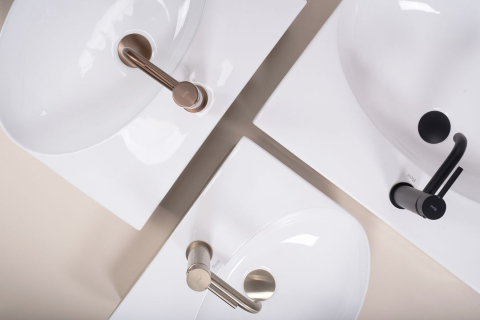 Lavoar ceramic pentru blat REA Kim 46 [3]