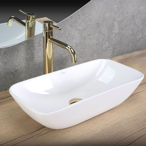 Lavoar ceramic pentru blat Rea Maria [5]