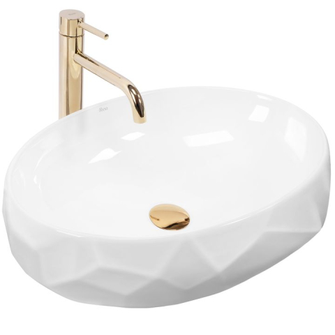 Lavoare pe blat - Lavoar ceramic pentru blat REA Maya