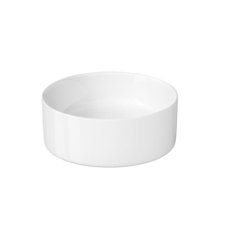 Obiecte Sanitare - Lavoar Cersanit, Crea, rotund pe blat, 38 cm, alb