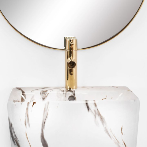 Lavoar de sine stătător REA ceramic de podea ARIS [9]