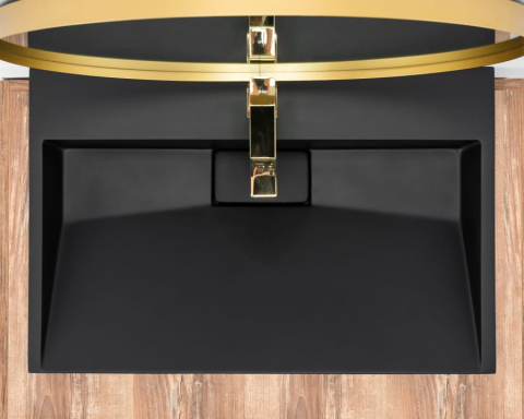 Lavoar din conglomerat GOYA 100CM negru mat [4]