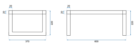 Lavoar din conglomerat GOYA 60CM negru [4]