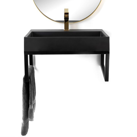 Lavoar din conglomerat GOYA 60CM negru [2]