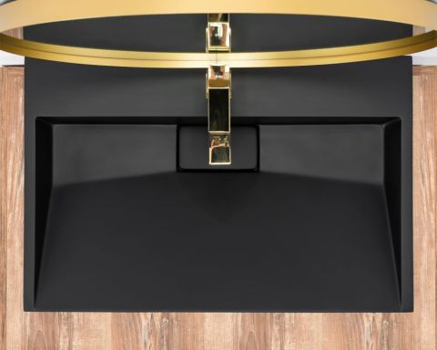 Lavoar din conglomerat GOYA 70CM negru mat [4]